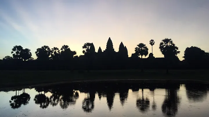 Temple d'Angkor Vat au lever du soleil